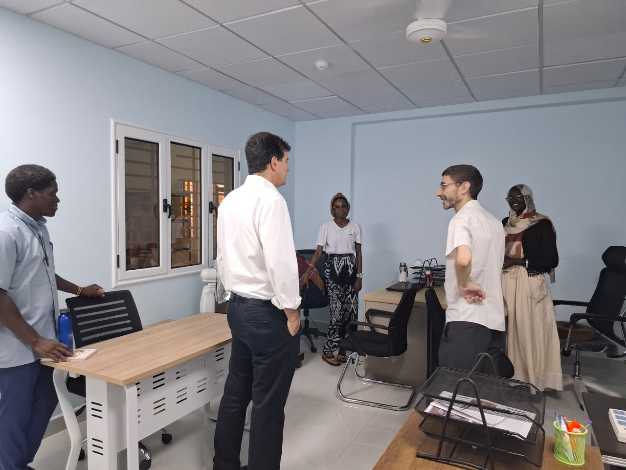THE SPANISH AMBASSADOR VISITS CCST IN PORT SUDAN